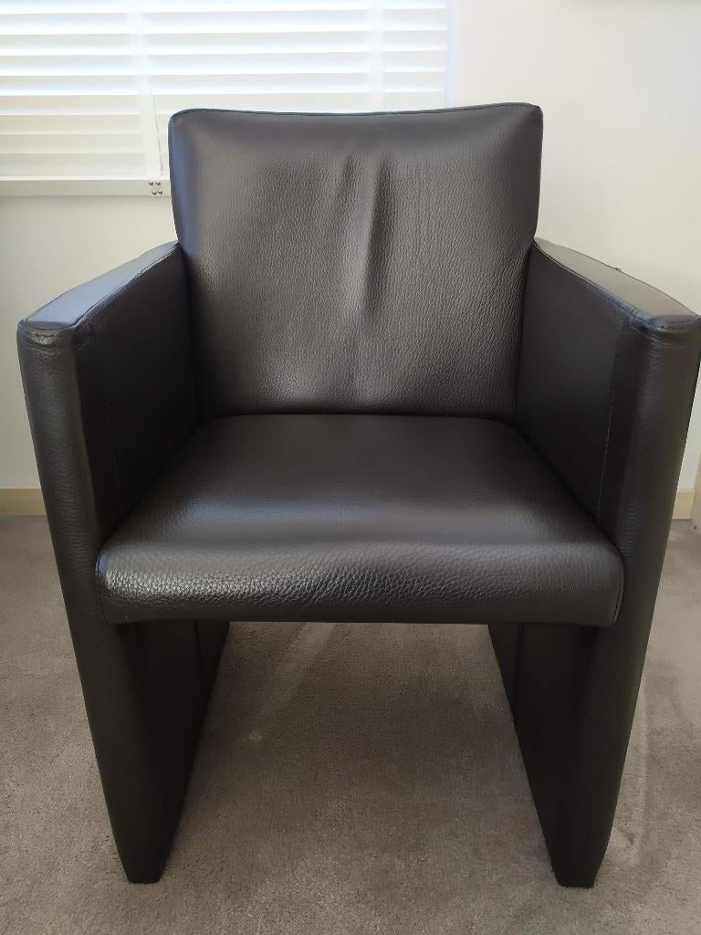 lederen 'club' zetel, Ophalen, Gebruikt, Eenpersoons, Minder dan 75 cm