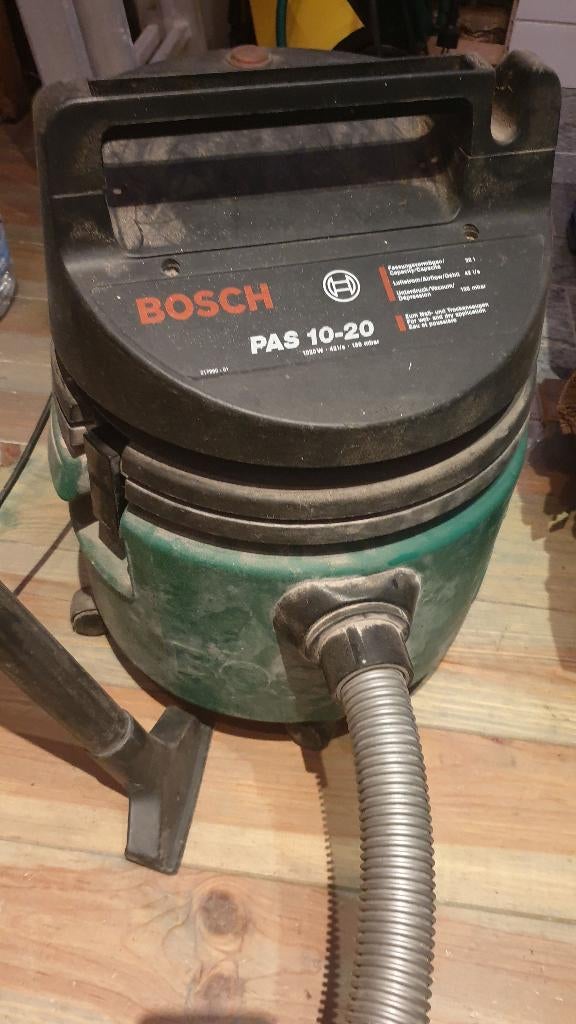 Bosch PAS 10-20 bouwstofzuiger nat droog, filter vervangen !, Doe-het-zelf en Bouw, Ophalen