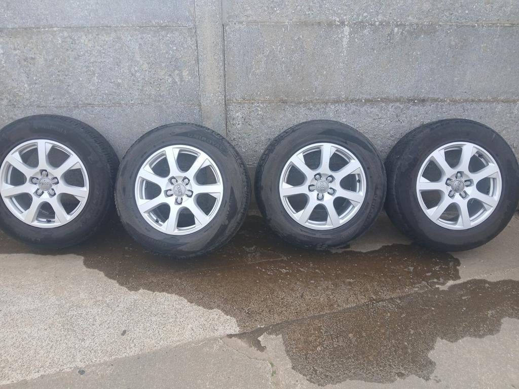 Originele Audi velgen 17 banden versleten, Auto-onderdelen, Banden en Velgen, Ophalen, Velg(en)