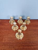 Set van 6 koperen wandlampen, 1970-80, Ophalen of Verzenden