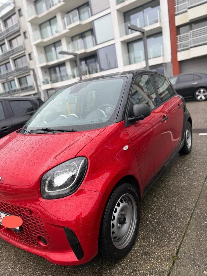 Smart EQ ForFour-2021-Full Electric, Auto's, Smart, Particulier, ForFour, Elektrisch, Euro 6, 4 deurs, Automaat, Rood, Zwart, Ophalen