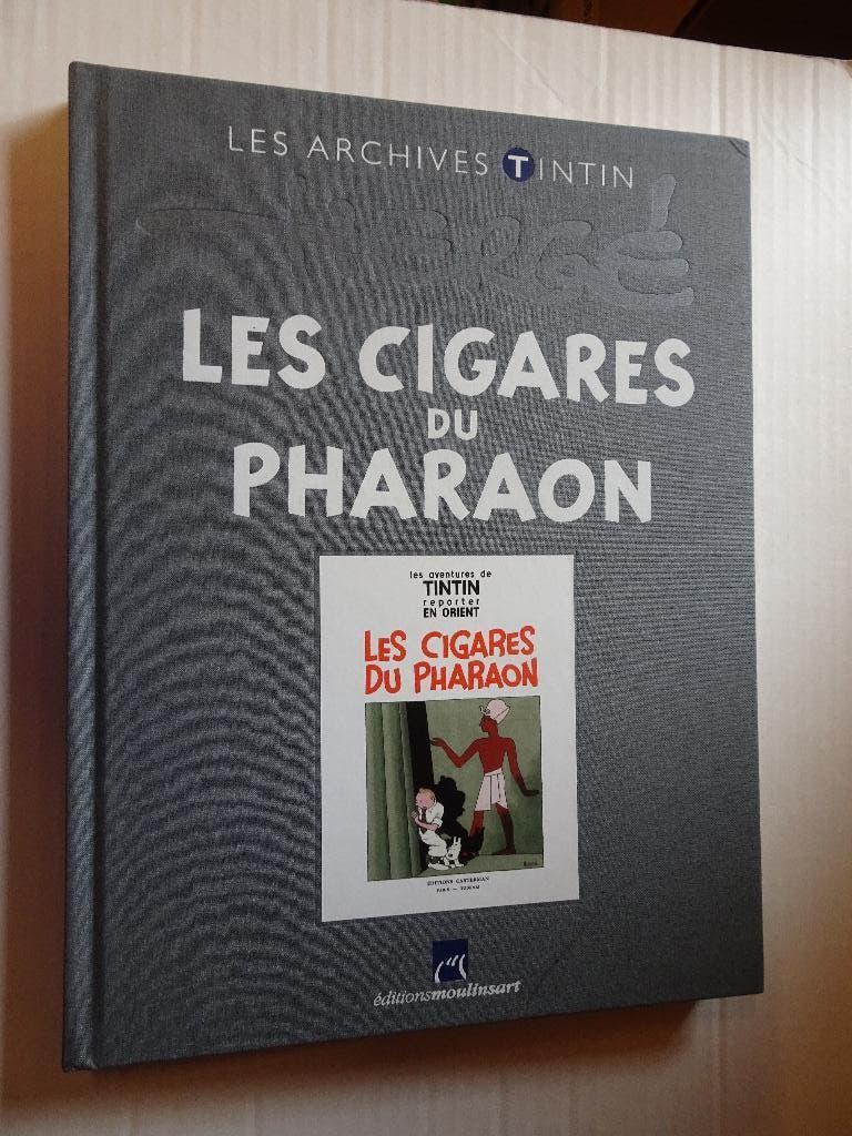 Les Archives Tintin en Noir & Blanc - Les cigares du Pharaon, Collections, Personnages de BD, Utilisé, Livre ou Jeu, Tintin, Enlèvement ou Envoi