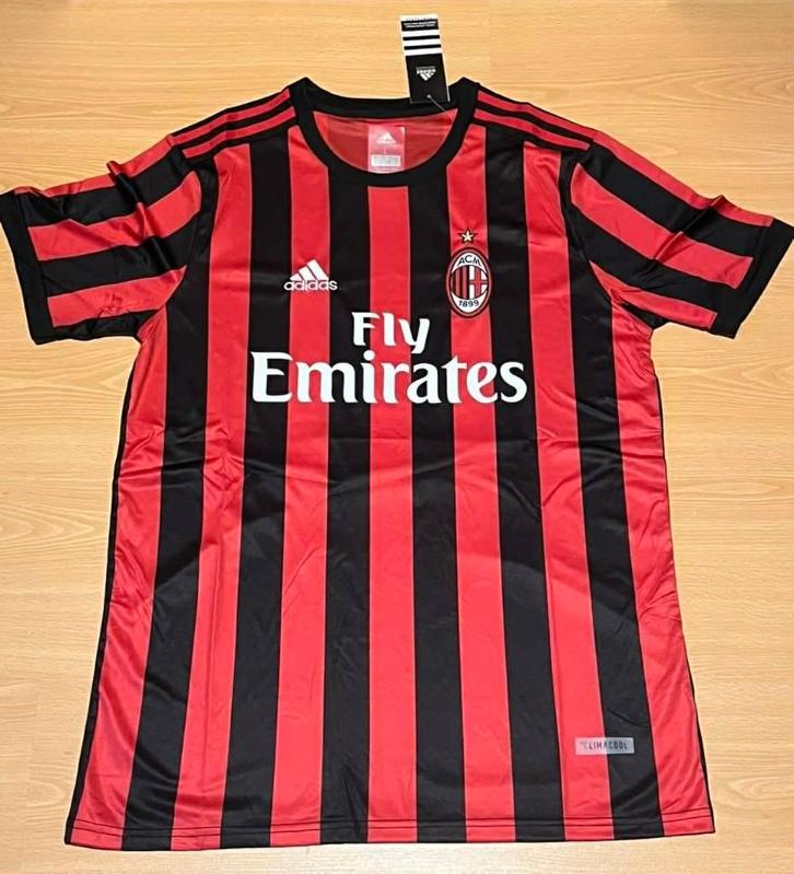 AC Milan thuisshirt 2017/2018, Kleding | Heren, Sportkleding, Nieuw, Voetbal, Maat 52/54 (L), Rood, Ophalen of Verzenden