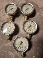 Manometers, Doe-het-zelf en Bouw, Meetapparatuur, Ophalen of Verzenden, Zo goed als nieuw, Druk