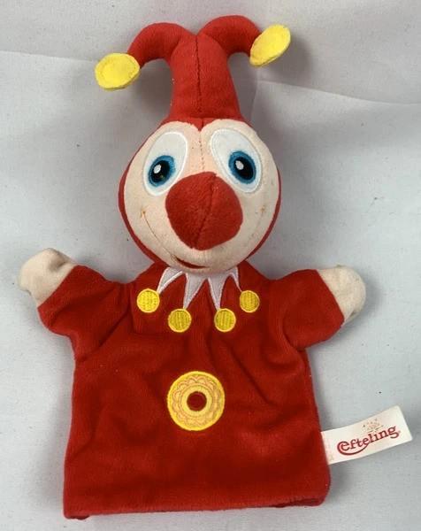Efteling Jokie Handpop Clown Harlekijn Joker Pluche, Kinderen en Baby's, Speelgoed | Knuffels en Pluche, Zo goed als nieuw, Overige typen