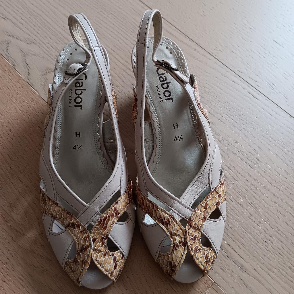 Dames sandalen Gabor, Kleding | Dames, Schoenen, Ophalen, Beige, Gabor, Sandalen of Muiltjes
