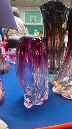 Vase non signé rose Val Saint Lambert, Enlèvement ou Envoi