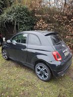 Fiat 500 HATCHBACK met weinig km, Auto's, Fiat, Zwart, Leder, Handgeschakeld, Particulier