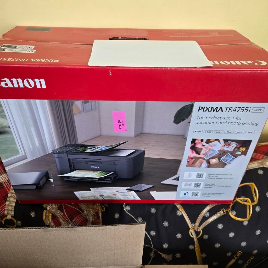 Printer nieuw Canon Pixma TR4755I, Computers en Software, Printers, Ophalen of Verzenden, Printer