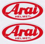 Arai Helmet sticker set #5, Motoren, Verzenden
