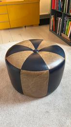 Vintage poef diameter 44cm, Huis en Inrichting, Ophalen, Zo goed als nieuw