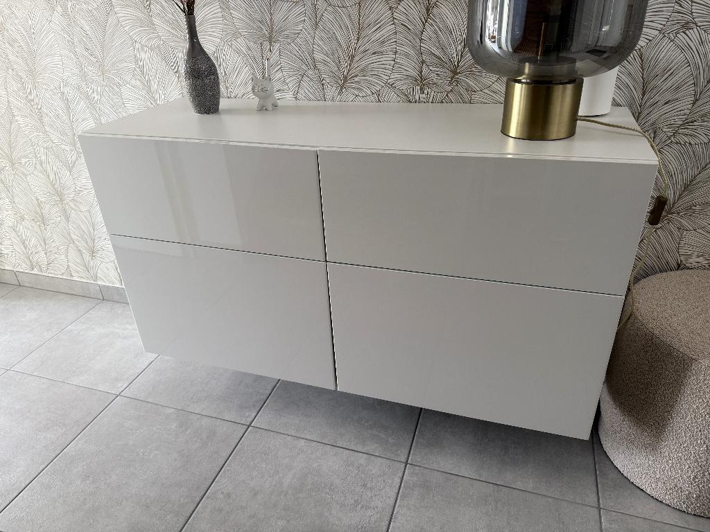 Meuble buffet Besta Ikea Selviken, Avec tiroir(s), 25 à 50 cm, Moins de 100 cm, Comme neuf