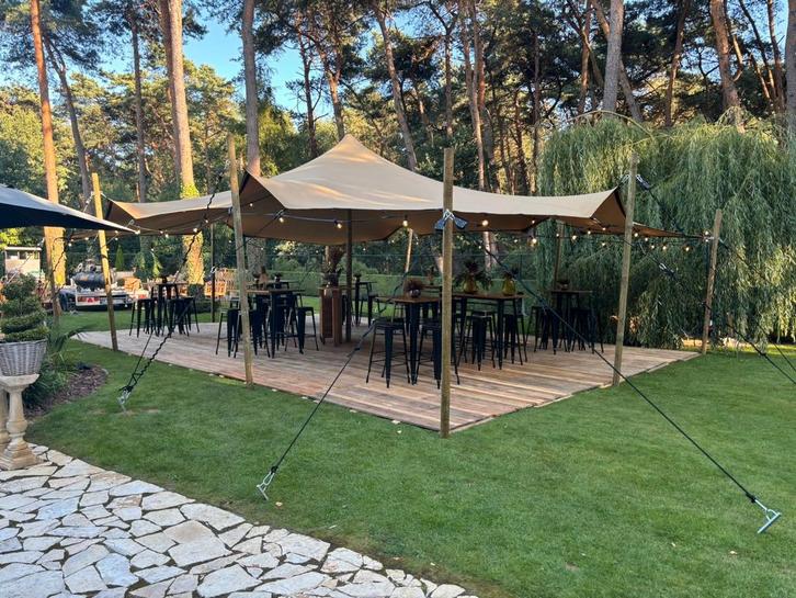 Stretch tent te huur 7x10, Tuin en Terras, Partytenten, Ophalen