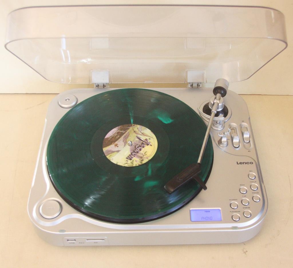 Lenco L-69 Direct Encoding Platenspeler / USB, SD, MP3, WMA, TV, Hi-fi & Vidéo, Tourne-disques, Comme neuf, Tourne-disque, Connexion USB