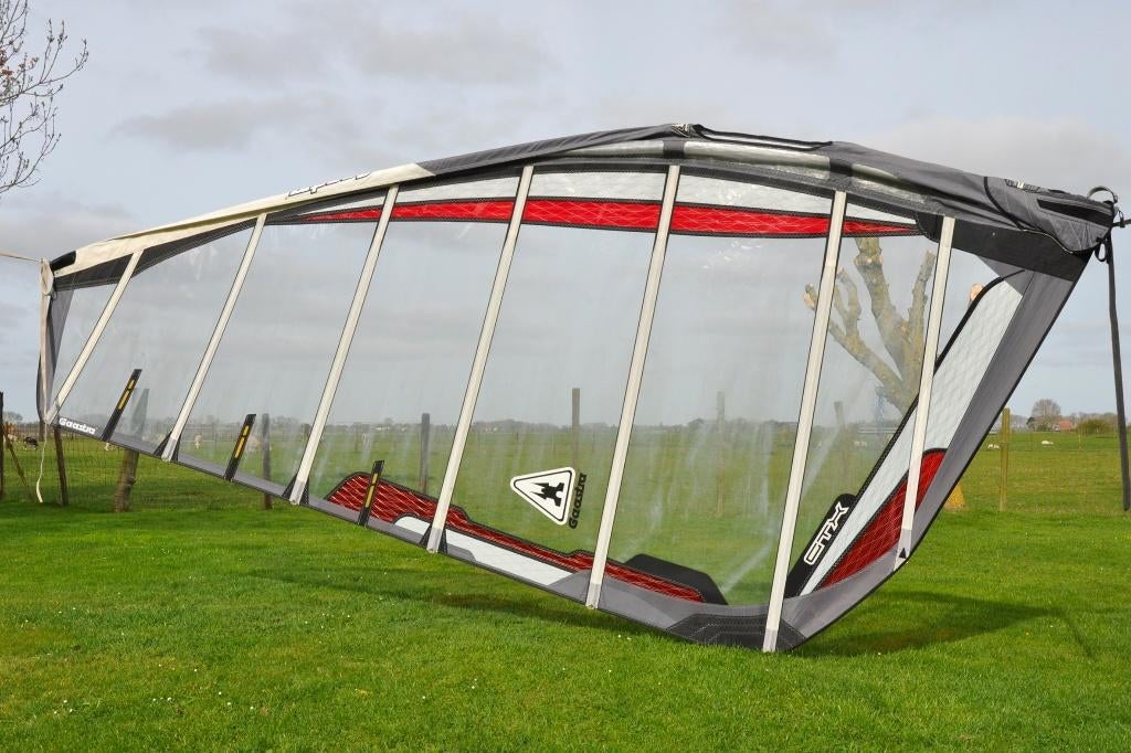 7.0 m2 Gaastra GTX zeil, Watersport en Boten, Windsurfen, Gebruikt, Zeil, Met draagtas, 7 m² of meer, Ophalen