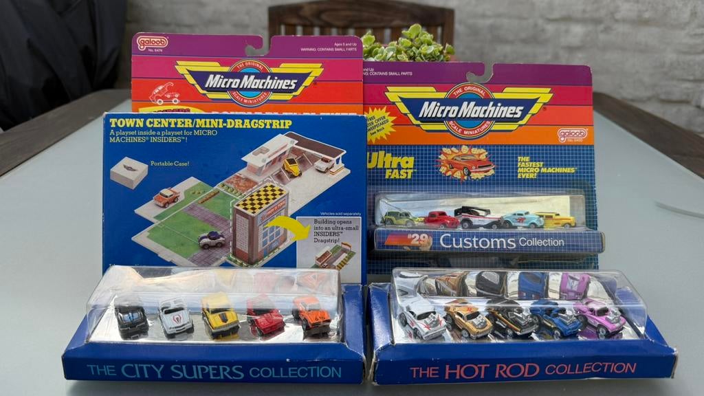 Vintage reeks Micro Machines, Ophalen of Verzenden, Zo goed als nieuw