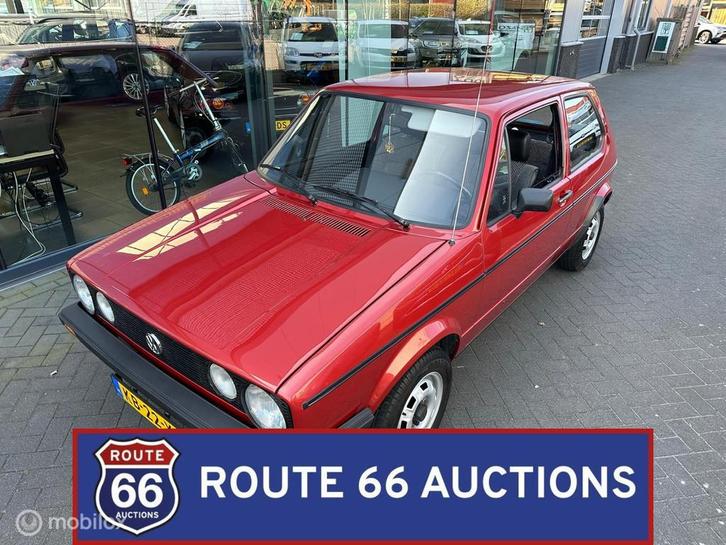Volkswagen Golf 1.1 Mk1 | 1983 | Route 66 Auctions, Auto's, Oldtimers, Bedrijf, Te koop, Volkswagen, Benzine, Overige carrosserie