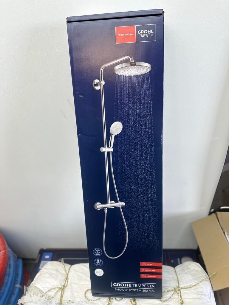 Système de douche GROHE 250 mm - Qualité professionnelle, Enlèvement ou Envoi, Neuf