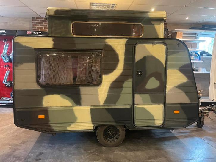 Caravan Rapido lichtgewicht geen keuring nodig, Caravanes & Camping, Caravanes, Entreprise, jusqu'à 2, Rapido, Toit relevable