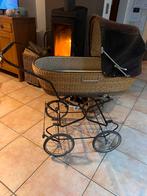 Landau osier vintage 70 S Allemand JHT/ Caja, Enfants & Bébés, Enlèvement, Utilisé