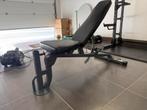 Verstelbare fitnessbank, Sport en Fitness, Ophalen, Zo goed als nieuw, Fitnessbank