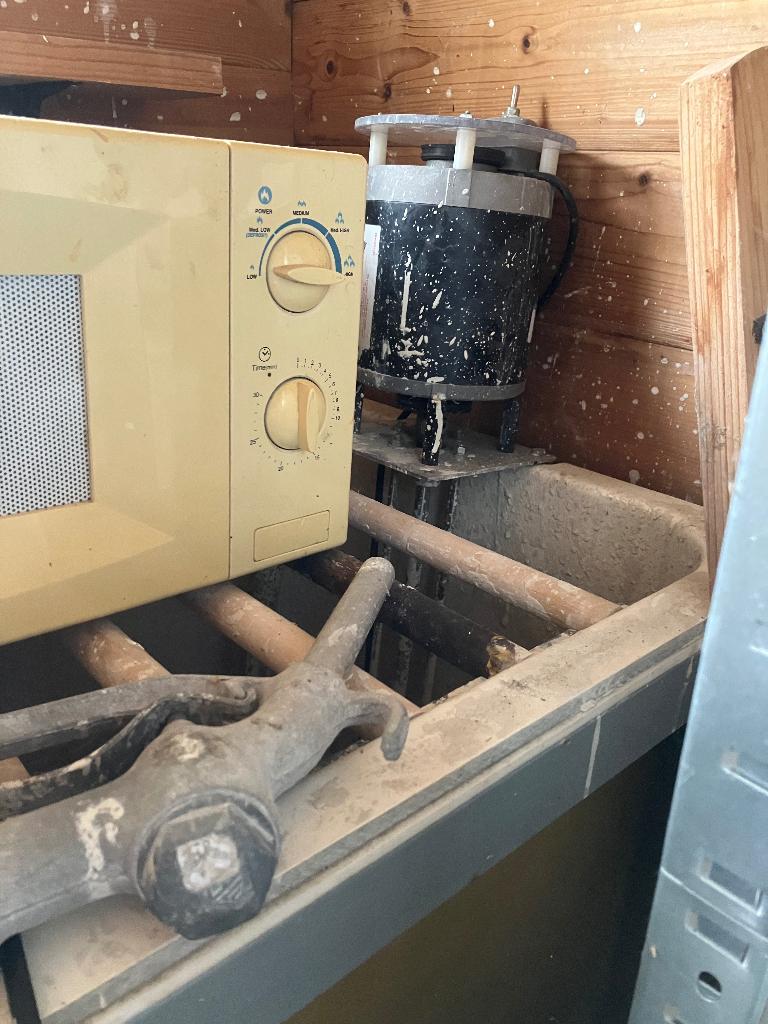 Giettafel, Hobby en Vrije tijd, Pottenbakken, Ophalen, Gebruikt