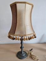 Tafellamp met tinnen voet, Ophalen, Gebruikt, Overige materialen, 50 tot 75 cm