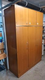 kast jaren 60, Maison & Meubles, Armoires | Penderies & Garde-robes, Vintage jaren 60, Avec tablette(s), 100 à 150 cm, Enlèvement