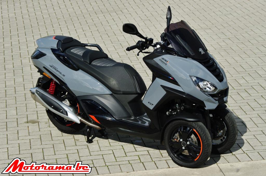 Peugeot Metropolis 400i GT - 2023 - 2000 km @Motorama, Motos, Motos | Marques Autre, Scooter, Entreprise, 2 cylindres, 12 à 35 kW