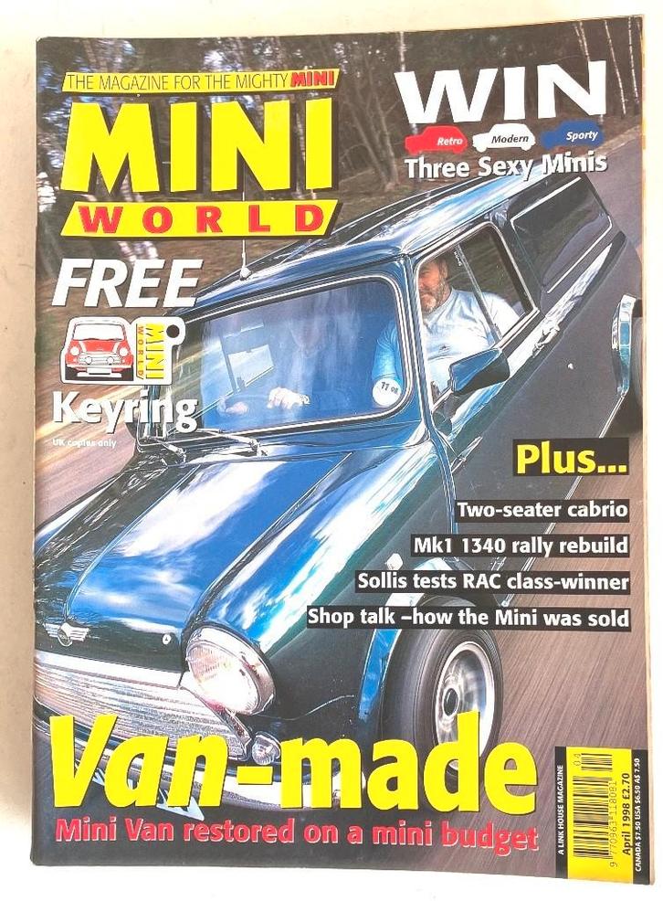 MiniWorld tijdschriften 1998., Livres, Autos | Brochures & Magazines, Utilisé, Enlèvement