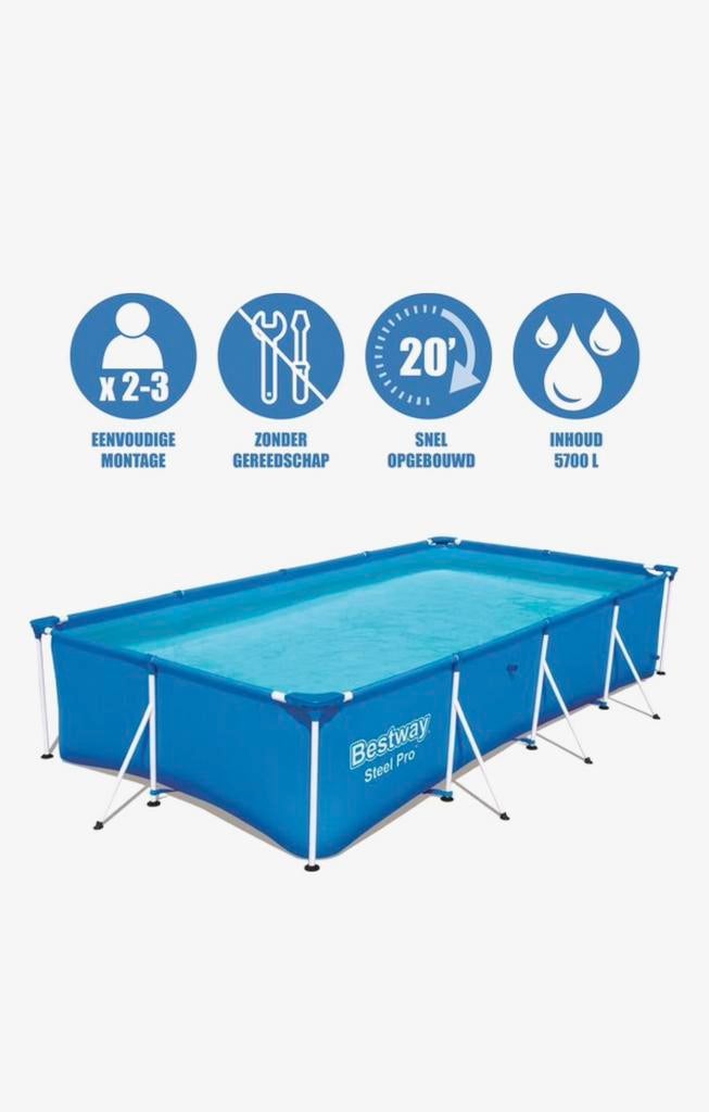 Zwembad, Tuin en Terras, Zwembaden, Ophalen, 200 tot 300 cm, 80 tot 120 cm, Zo goed als nieuw