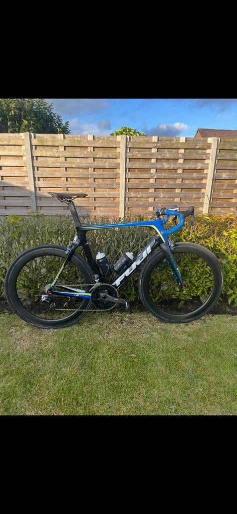 Fuji Carbon Aero Racefiets– SRAM Red – DT Swiss – Deep Wheel, Vélos & Vélomoteurs, Autres marques, Comme neuf, Enlèvement, 53 à 57 cm
