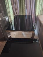 Woonkamerset: eettafel + bijpassende salontafel, Huis en Inrichting, Ophalen, Gebruikt, 50 tot 100 cm, Vijf personen of meer