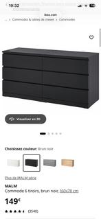Ikea Malm commode a 6 tiroirs, Ophalen, Gebruikt