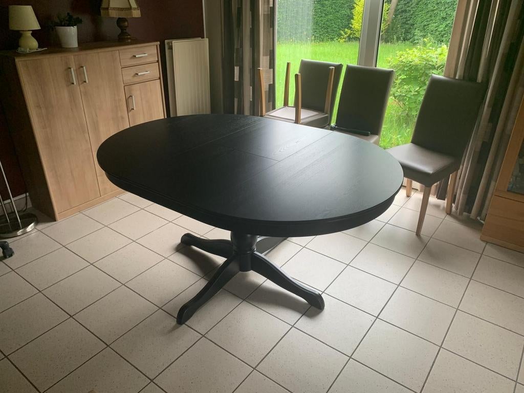 Ingatorp rond uittrekbare eetkamer tafel Ikea., Ophalen