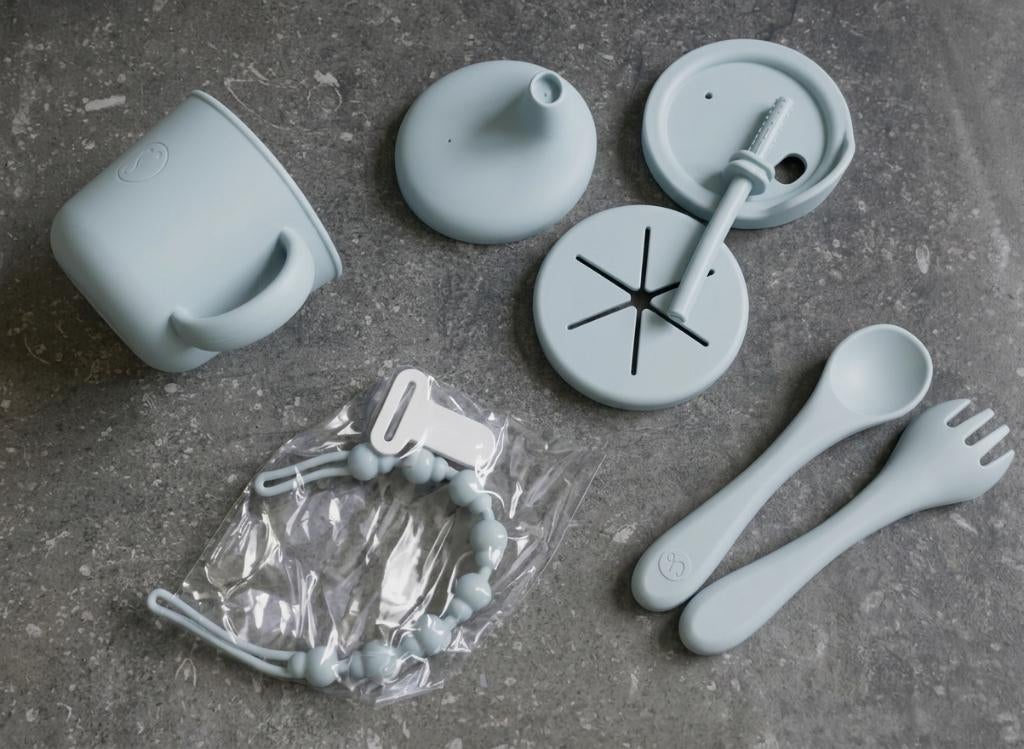 Baby siliconen bestekset 8 delig, Kinderen en Baby's, Ophalen of Verzenden, Nieuw, Overige typen