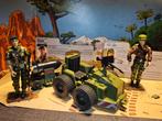 Lot 4 G I Joe - Weapon Transport (Compleet) + 2 actiefiguren, Ophalen