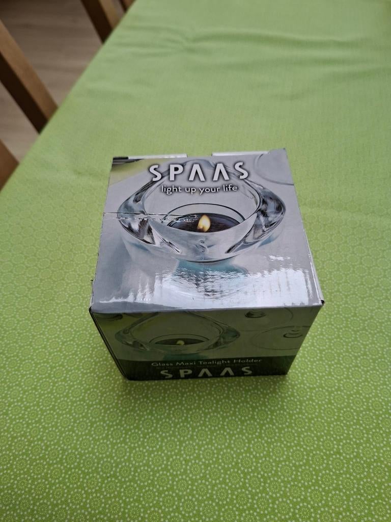 Spaas: Maxi theelichthouder NIEUW, Huis en Inrichting, Overige materialen, Nieuw, Ophalen of Verzenden, Kandelaar