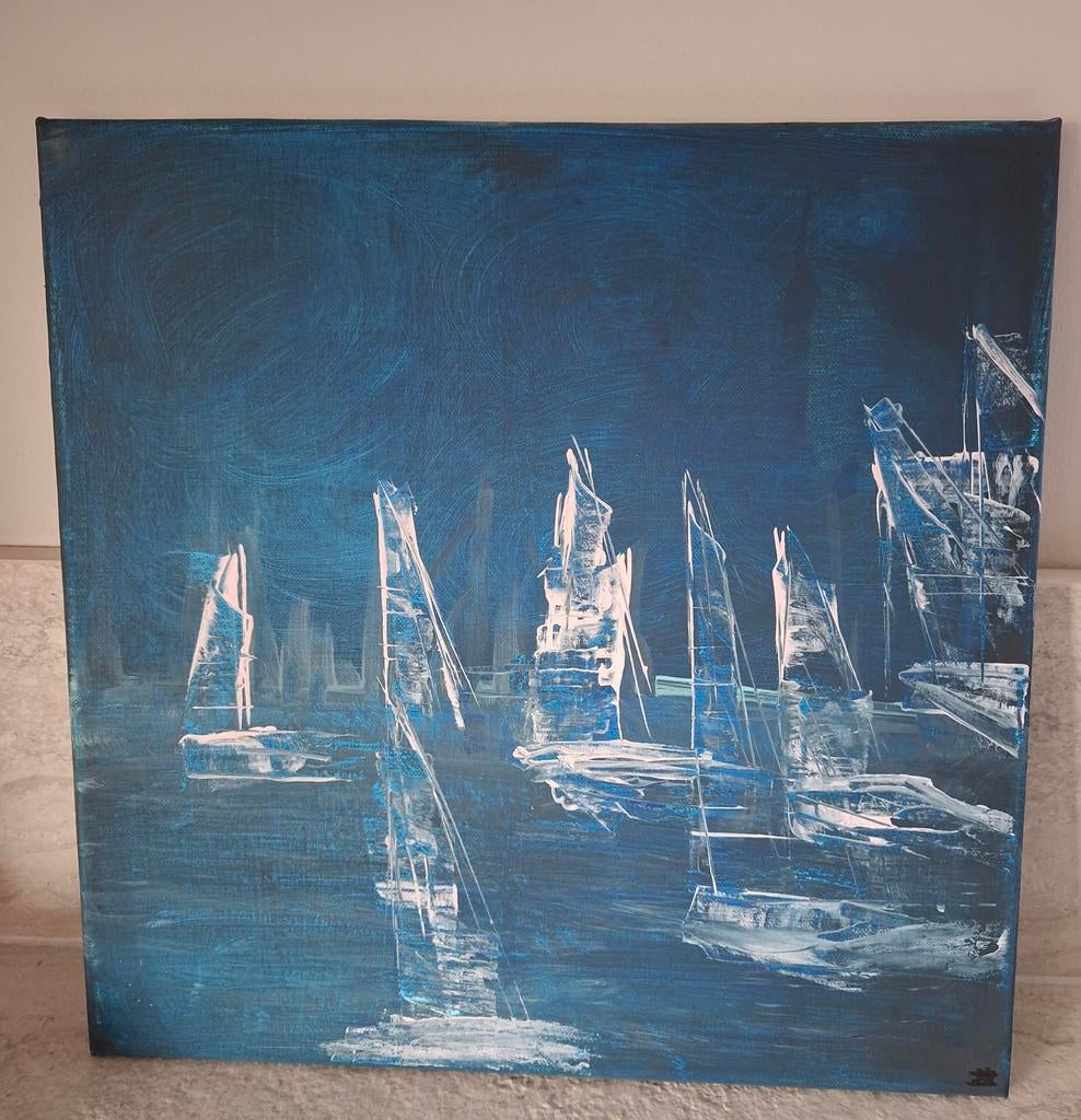 Schilderij op doek, Antiek en Kunst, Kunst | Schilderijen | Modern, Ophalen