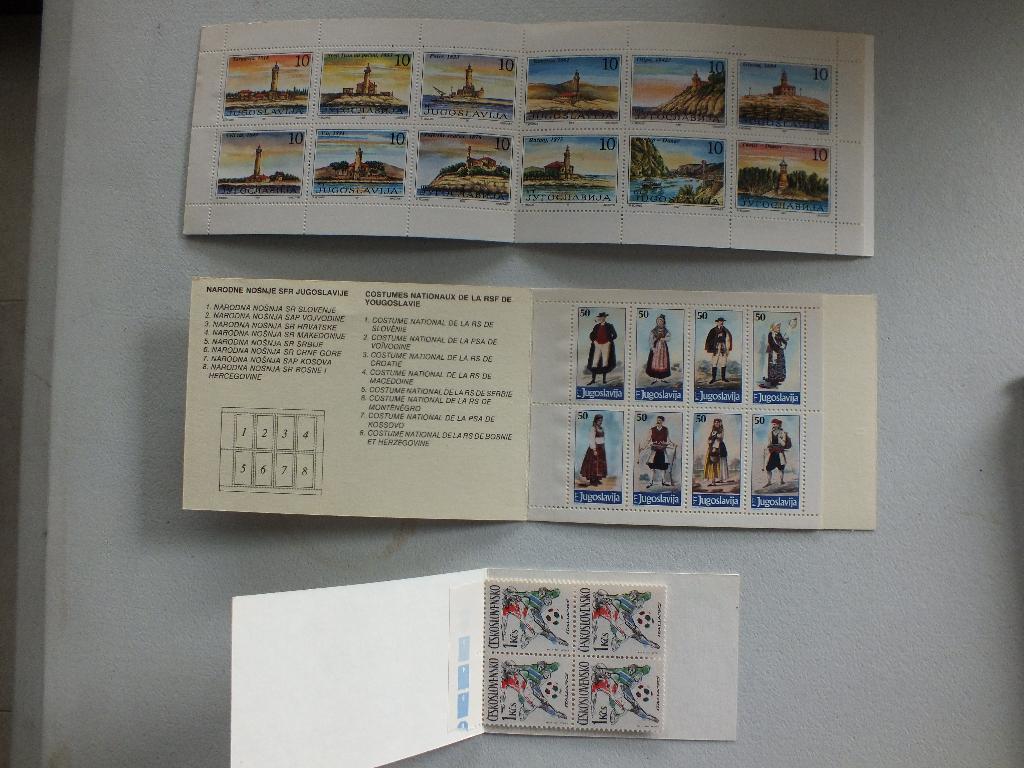 3 boekjes joesgoslavië - tsjechië en slowakije postfris**, Ophalen of Verzenden, Joegoslavië, Postfris