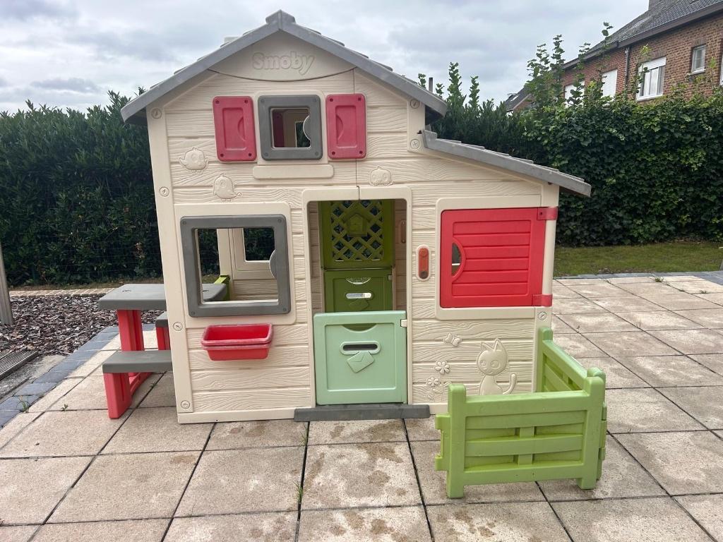 Smoby speelhuisje Neo, Kinderen en Baby's, Speelgoed | Buiten | Speelhuisjes, Ophalen, Gebruikt, Kunststof
