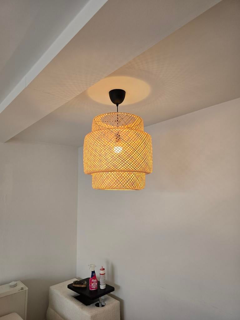 SINNERLIG hanglamp met smart led lamp, Huis en Inrichting, Ophalen, Zo goed als nieuw, Bohemien, Minder dan 50 cm