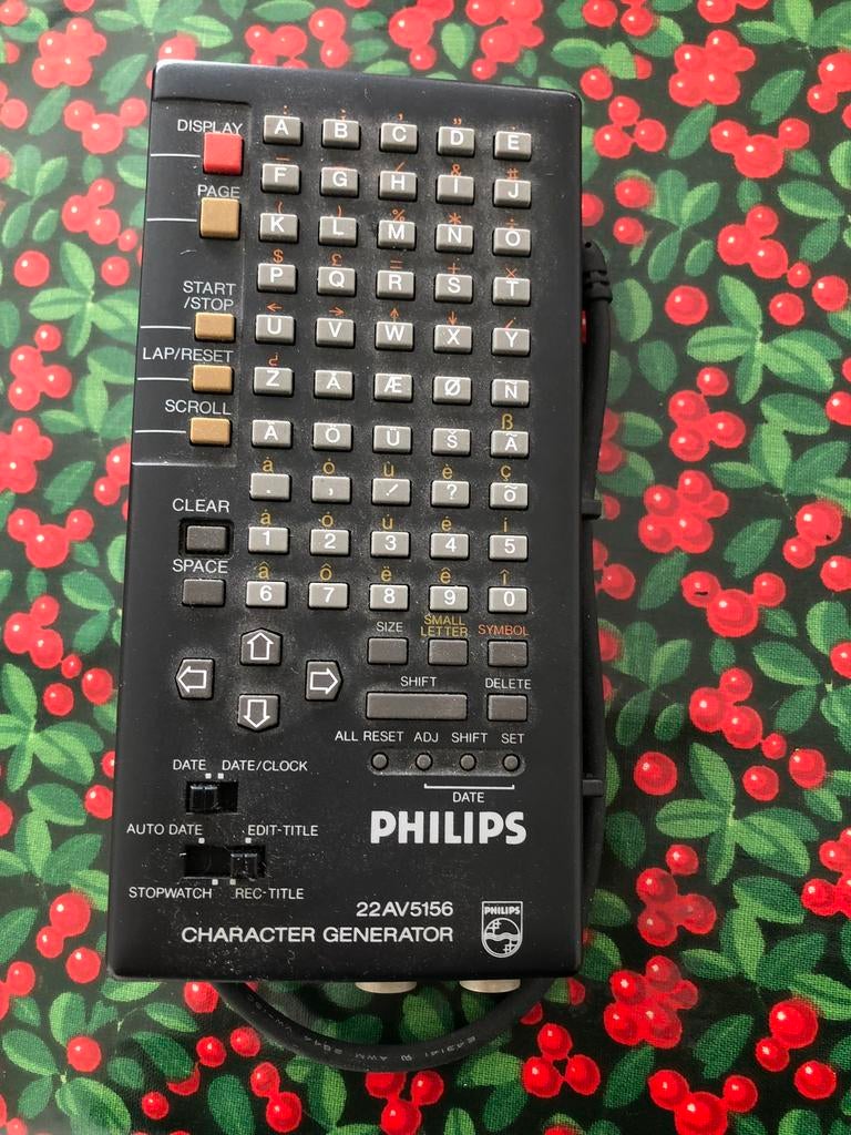 Générateur de texte vidéo Philips 22AV5156, Enlèvement ou Envoi, Utilisé