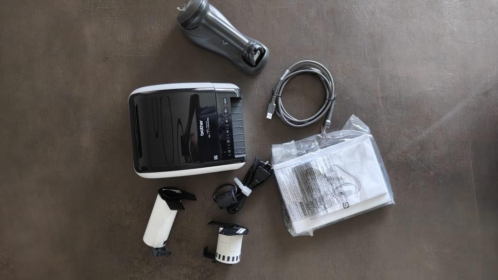 Brother QL - 111 ONWBc + Symbol LI4278 Scanner, Computers en Software, Labelprinters, Ophalen of Verzenden, Nieuw, Brother