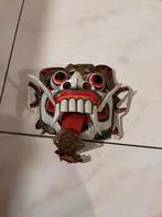 Een vintage / decoratief Aziatisch masker - Demonenmasker, Antiek en Kunst, Ophalen of Verzenden