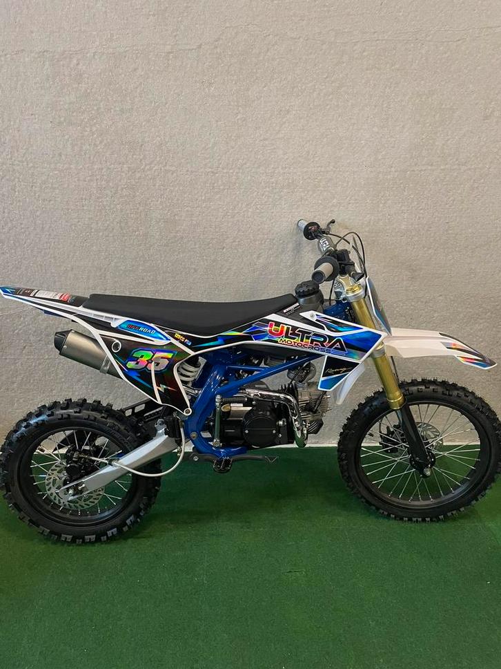 Nieuwe Ultra 125CC pitbike/crossmotor,4-takt/showroom, Fietsen en Brommers, Minibikes, Midibikes en Pitbikes, Pitbike, Ophalen