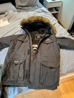 Parka met capuchon van bont, Kleding | Heren, Jassen | Winter, Ophalen of Verzenden, Zo goed als nieuw, Maat 52/54 (L), Overige kleuren