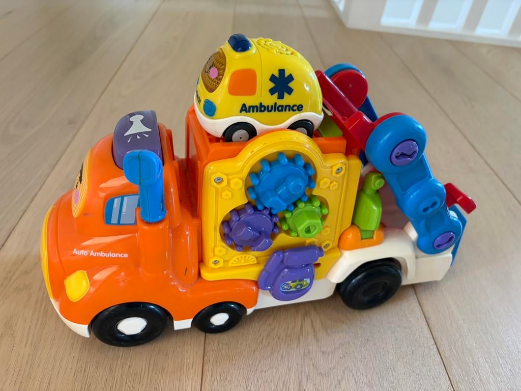 Vtech toet toet ambulance, Ophalen of Verzenden, Zo goed als nieuw, 2 tot 4 jaar