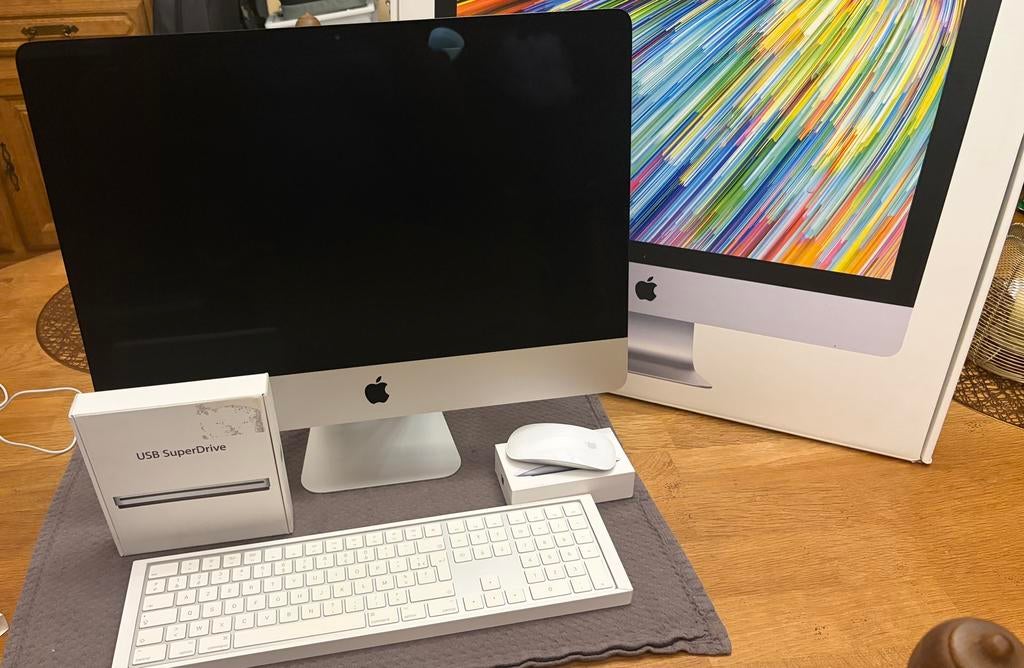 iMac 4K Retina (21.5’’ modèle 2017), Computers en Software, Apple Desktops, Ophalen, Zo goed als nieuw, IMac