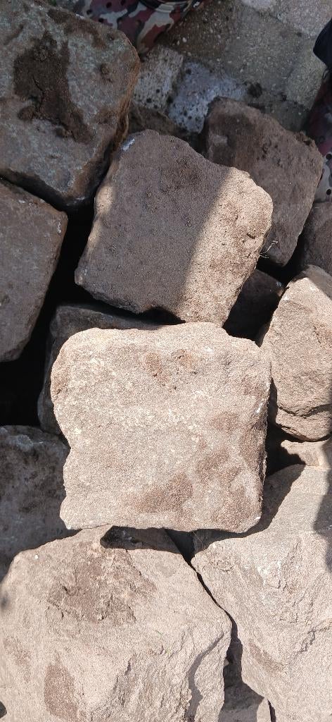 Kasseistenen 100 stuks 16*16 cm, Tuin en Terras, Grind, Keien en Split, Ophalen, Graniet, Overige typen, Zo goed als nieuw